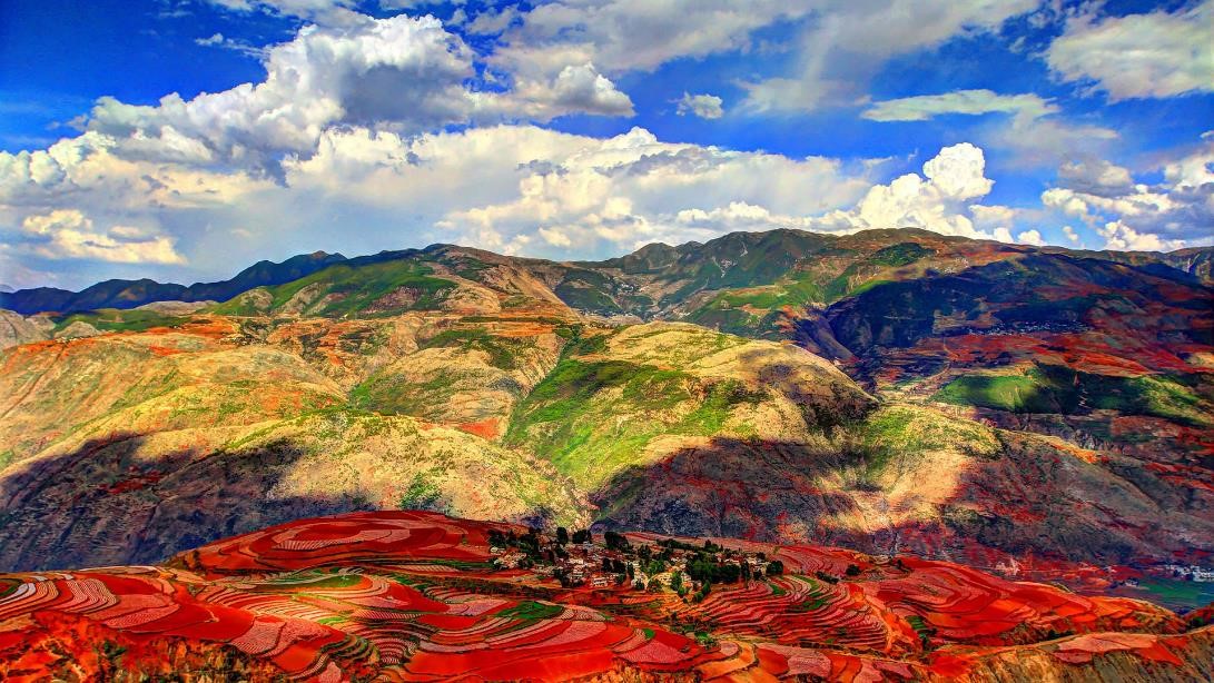 ทัวร์จีน, ภูเขาเจ็ดสีแห่งตงชวน ทัวร์จีน, ภูเขาเจ็ดสีแห่งตงชวน